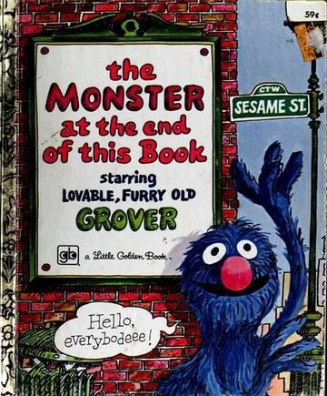 Cover of The Monster at the End of This Book by Jon Stone.