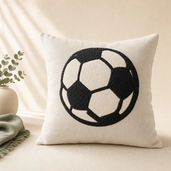 Embroidered Throw Pillow