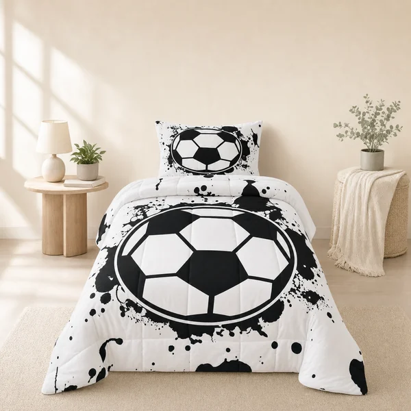 Soccer Tie-Dye Bedding Set