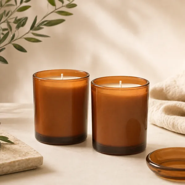 Soy Candle Set (Warm Amber)