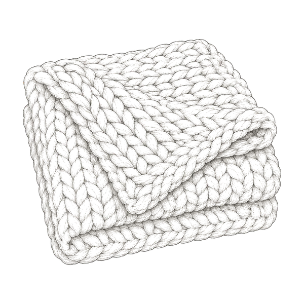 Chunky Knit Throw