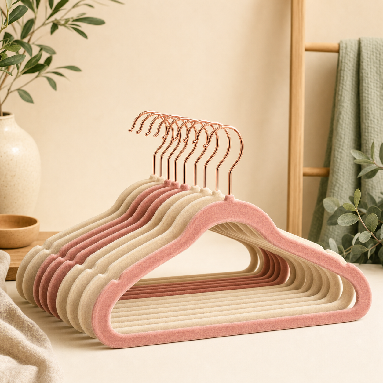Slim Velvet Hangers (Set)