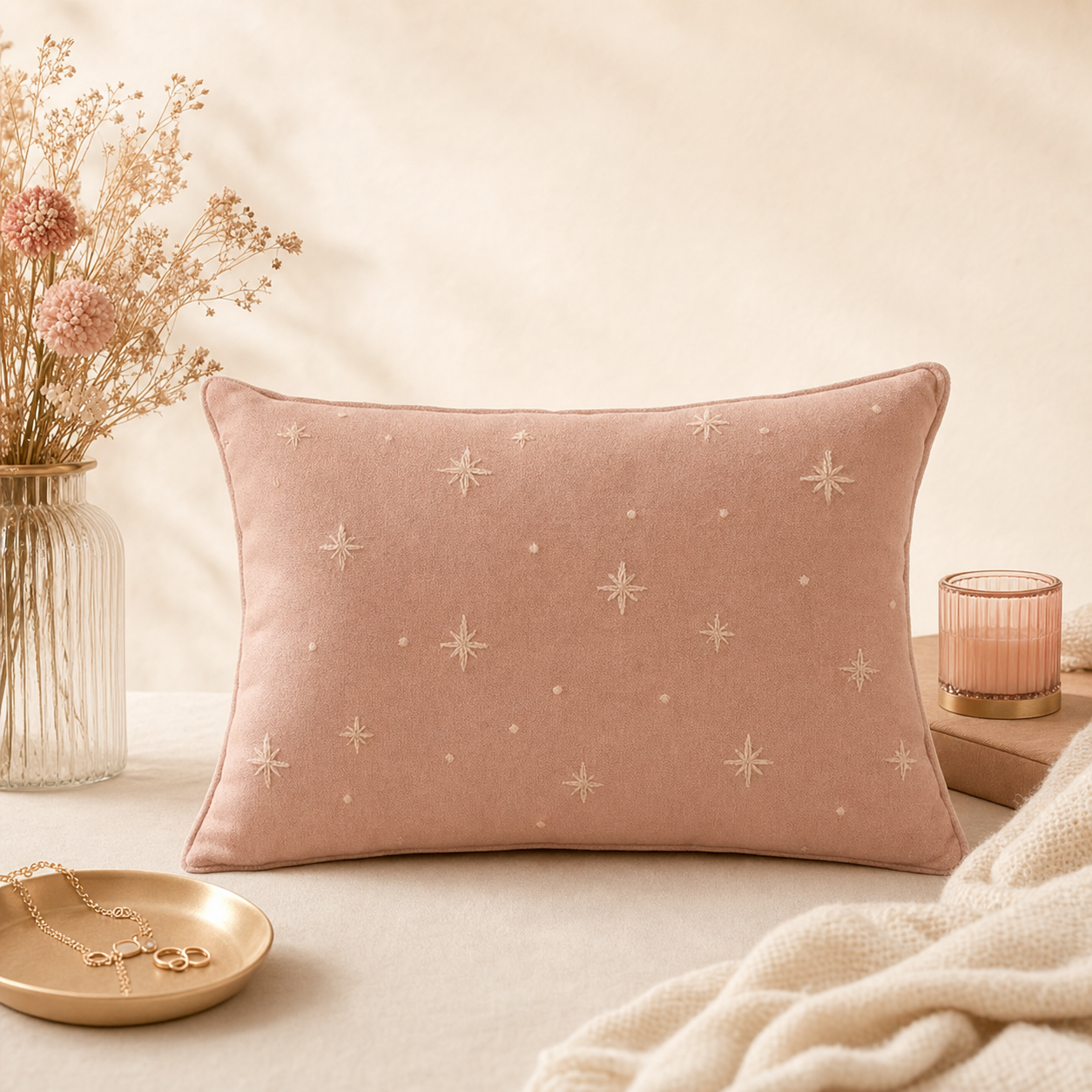 Decorative Throw Pillow (quote/pattern)