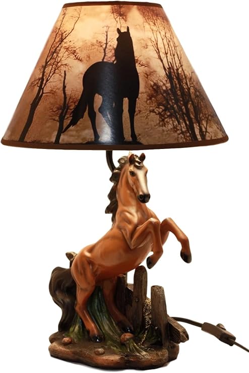 Rearing Horse Table Lamp