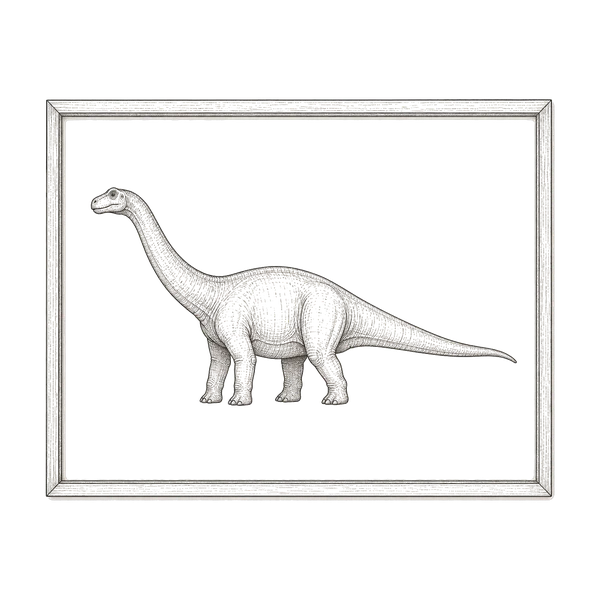 Dinosaur Framed Art