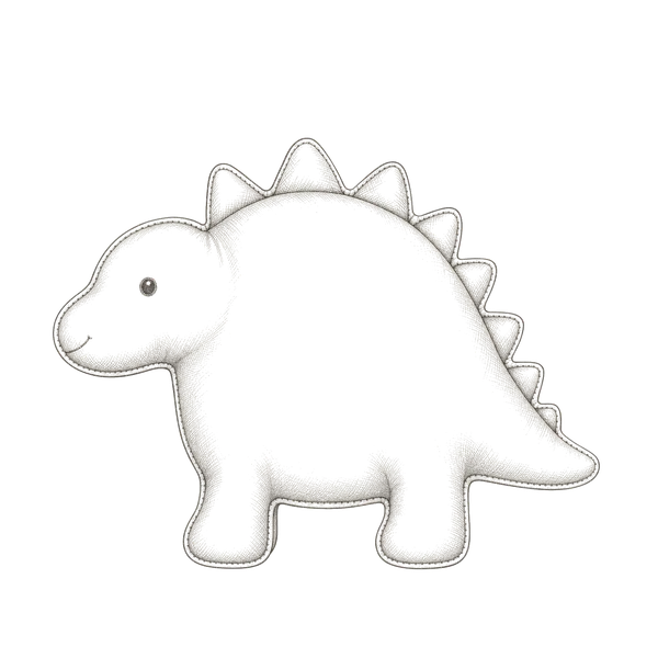 Dinosaur Shaped Pillow