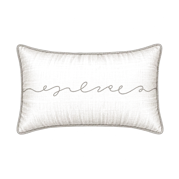 Embroidered Name Pillow