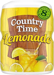 Large tub of Country Time lemonade powder mix.